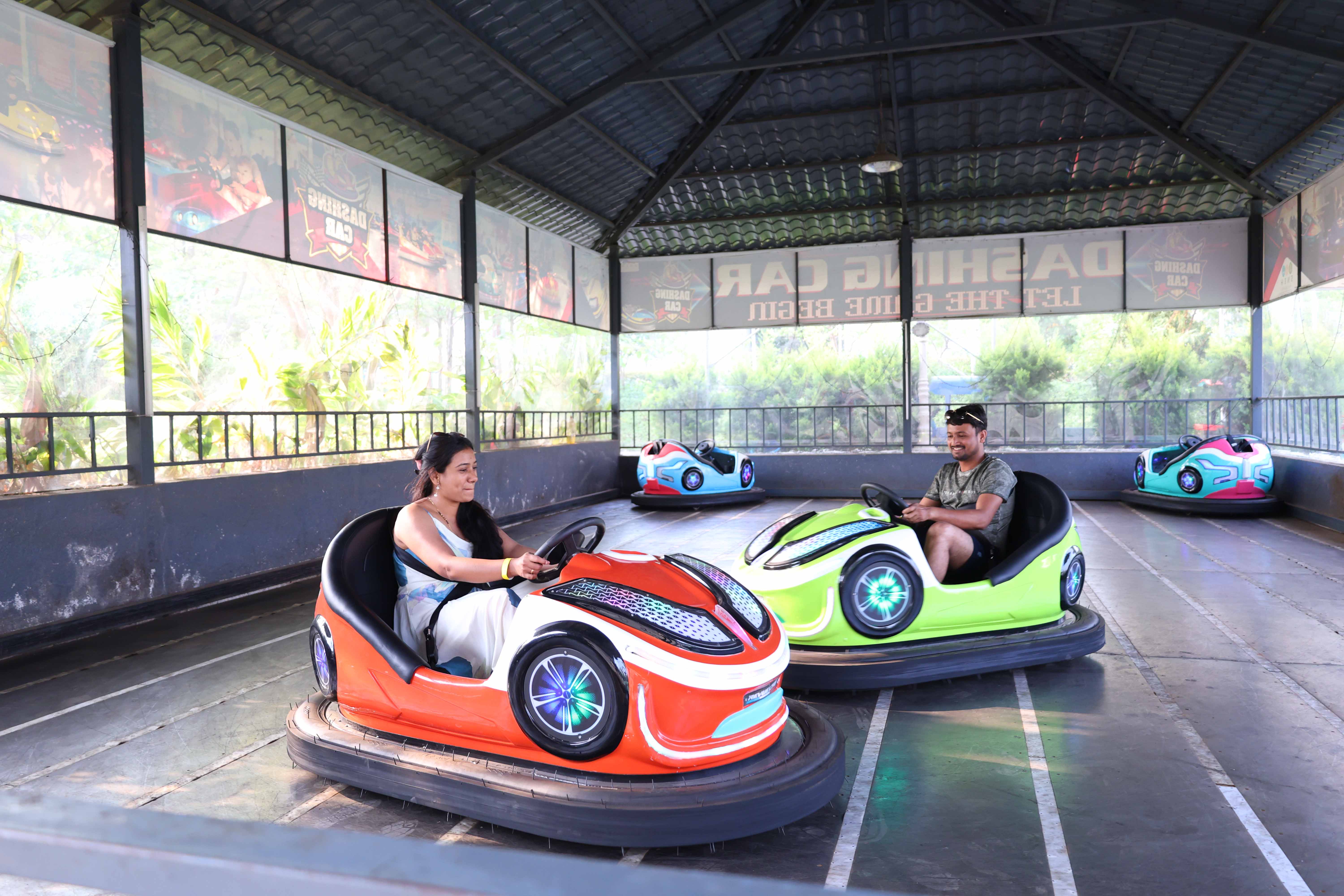 Dashing car activity at Sneh Resort In Pune